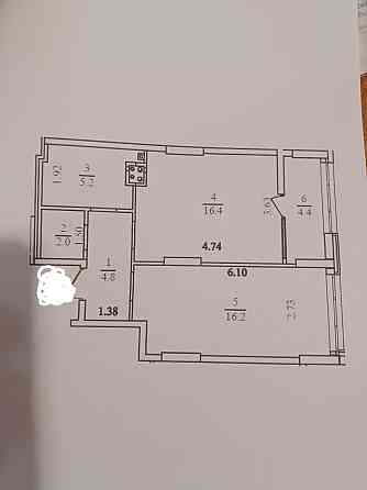 Квартира в новом доме на ул. Бочарова 50м2+ кладовка Одеса