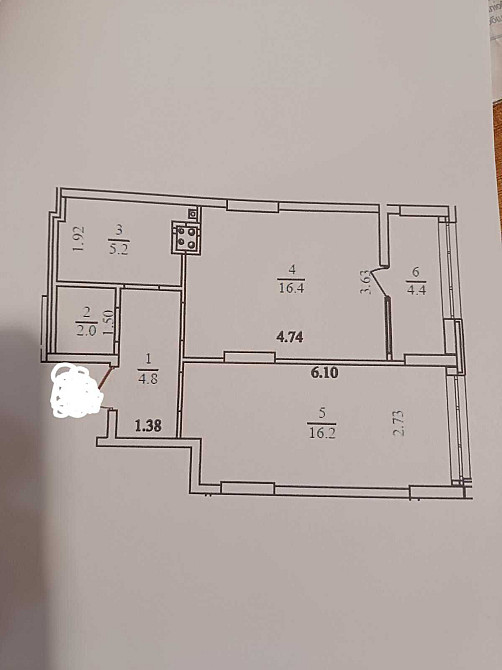 Квартира в новом доме на ул. Бочарова 50м2+ кладовка Одеса - зображення 2