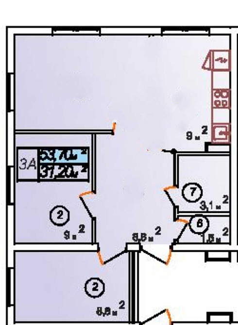 Квартира біля моря Одеса - зображення 6
