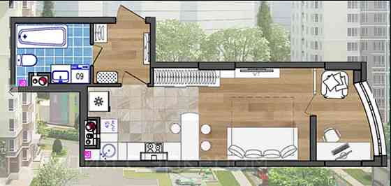 У продажу квартира в ЖК Сан сіті - будинок з паркінгом ! Одеса