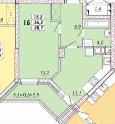 1но кімнатна в цегляному домі Реал Папорк Одеса