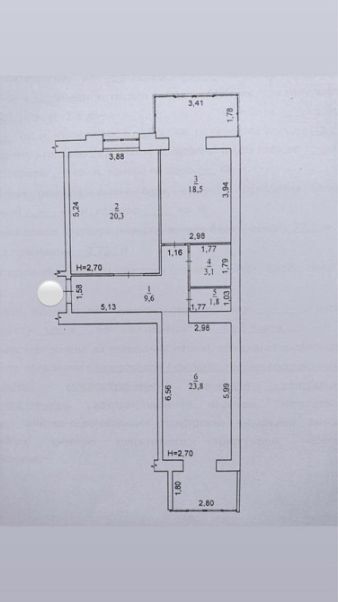 77 кв.м., ЖК Александровский 1 Запорожье - изображение 1