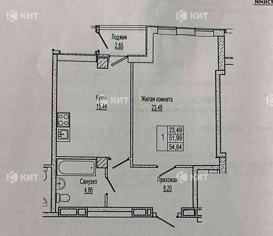 1к 56м2, Центр (Клочковская, Научная, ЖК Павловский квартал), 126662 Харьков