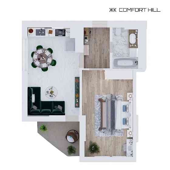 Продаж 1 кім квартири 48,8 м.кв, БЕЗ КОМІСІЇ, доступне Розтермінування Львів