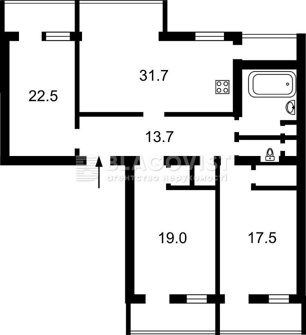 Продам 4 кім Обсерваторна, 10 Сталінка Львівська площа,  Золоті ворота Киев - изображение 7