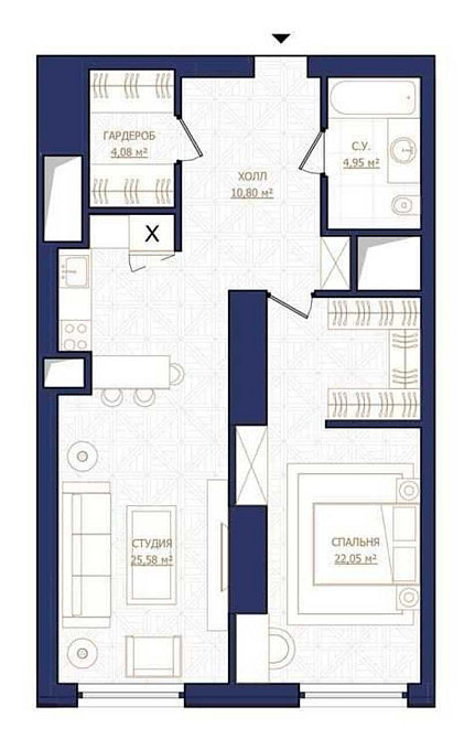 ТОП 2к студіо 70м Предславинська 20Б ЖК Merropole Олімпійська Печерськ Киев - изображение 2