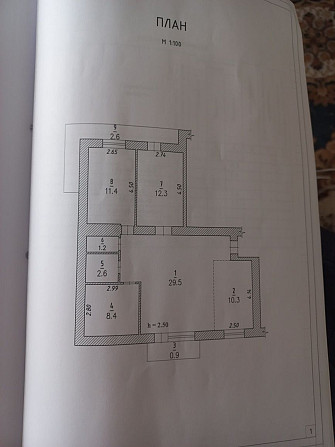 Продам 3-х кімн.-студіо в р-ні стомат. поліклінікі Кам`янець-Подільський - зображення 4