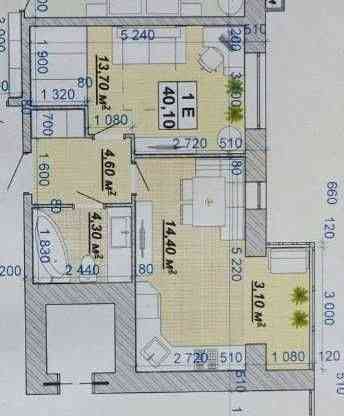 Центр, 1к квартира, кухня-студія, КНЯГИНЕН Ивано-Франковск