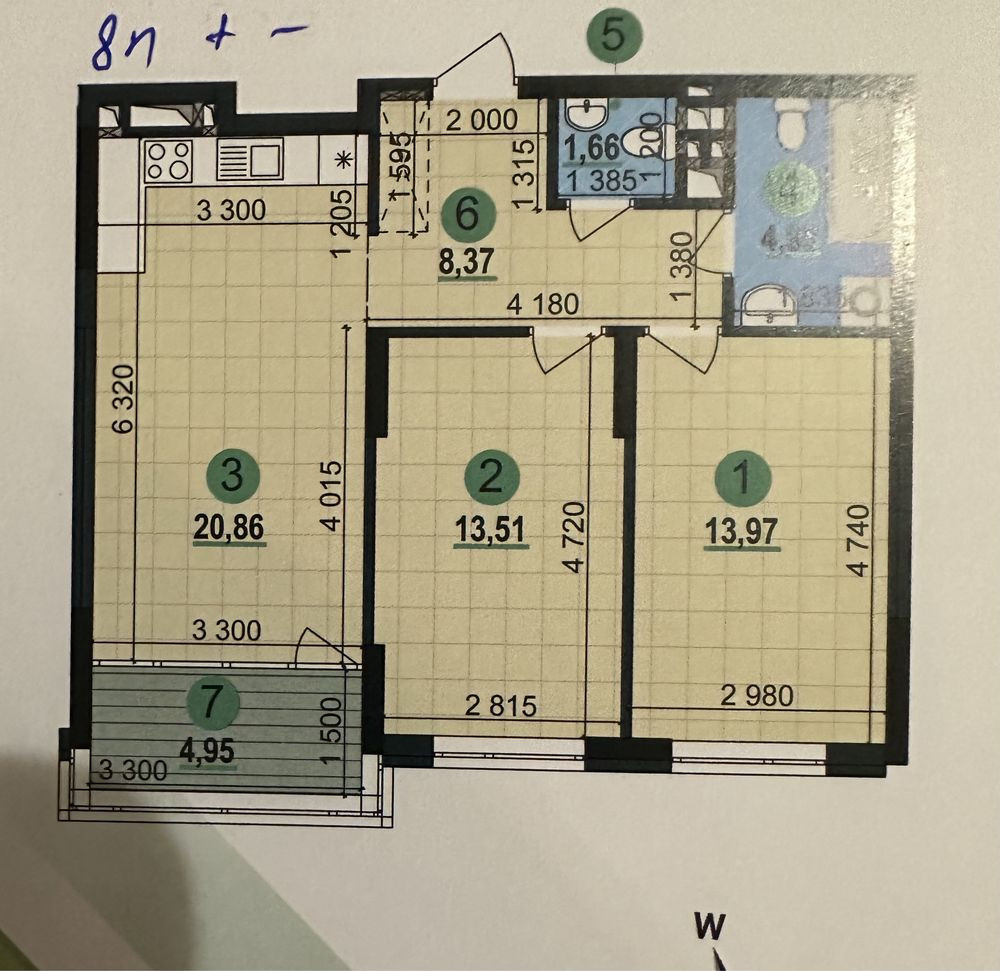 2к/68м2/5 поверх/ ЖК Варшавський 3 Киев - изображение 1