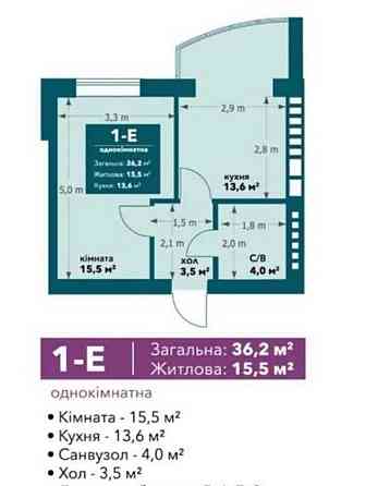 Без комісії! Терміново! Однокімнатна квартира з газовим опаленням Ірпінь