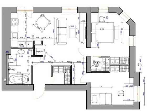 ЖК Левада, ДОМ СДАН! КОММУНИКАЦИИ! Продам 2 комн. квартиру 71м2 AB Харьков
