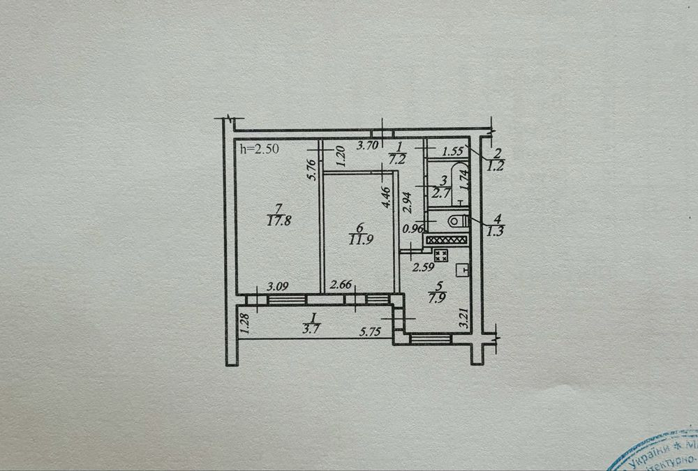 Продам 2-х к. квартиру р-н вул. Незалежності( Тітова), вул. Янгеля Дніпро - зображення 1