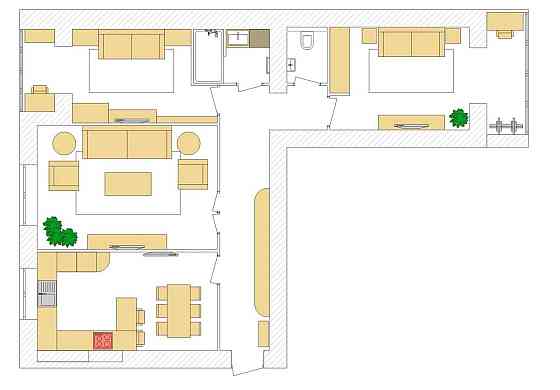 Продам, Здану, 3-кімн., 91м.кв.,в центрі, Галицька-Княгинин Ивано-Франковск