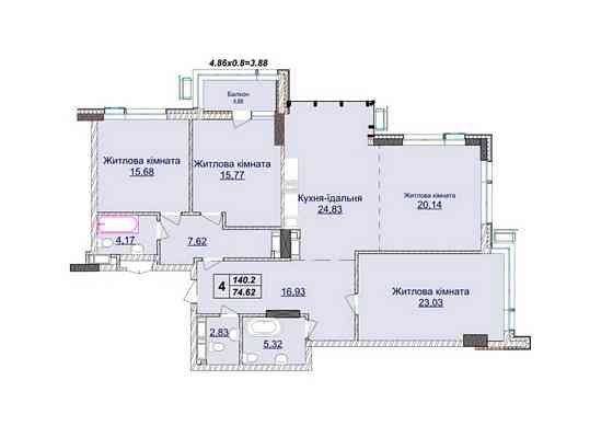 БЕЗ% Продаж 140 м2, 4к, ЖК Новопечерские Липки, Верхогляда 7 Киев