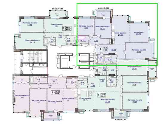 БЕЗ% Продаж 140 м2, 4к, ЖК Новопечерские Липки, Верхогляда 7 Киев