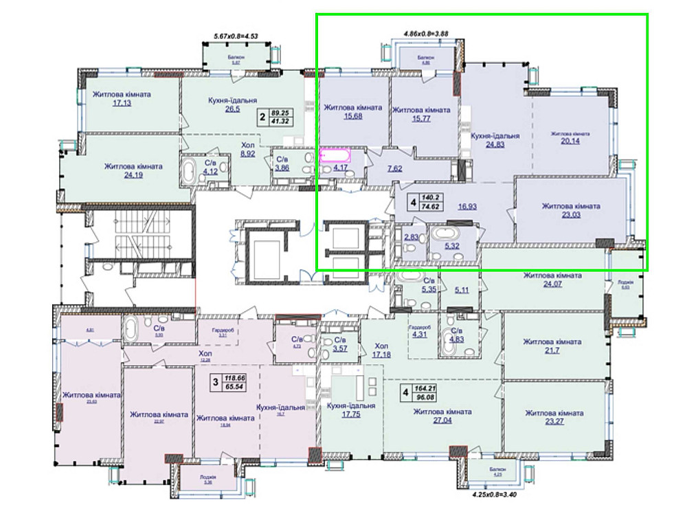 БЕЗ% Продаж 140 м2, 4к, ЖК Новопечерские Липки, Верхогляда 7 Киев - изображение 3