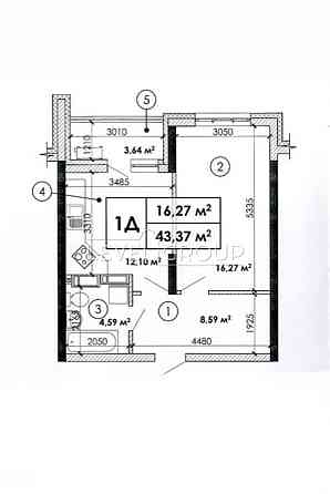Продаж 1 к квартири в ЖК Медовий, Соломʼянський р-н, Без ремонту Киев