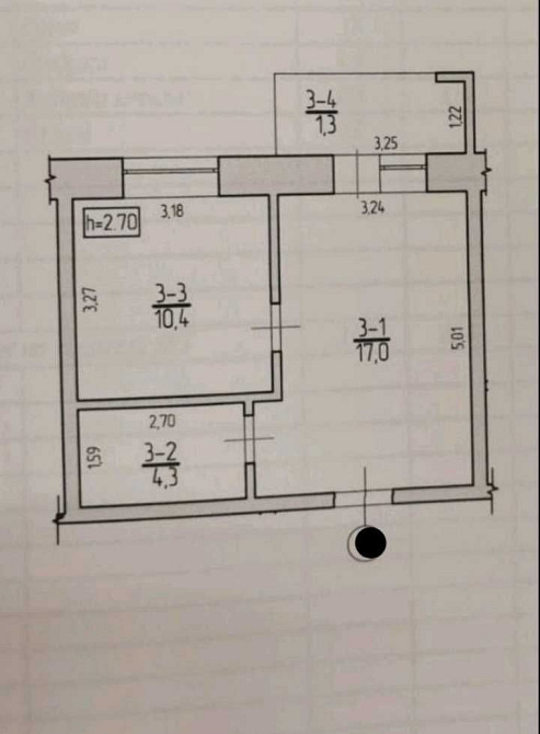 Продається 1-кімнатна квартира, вул. Володимирська
Код: 25958 Ужгород - изображение 7
