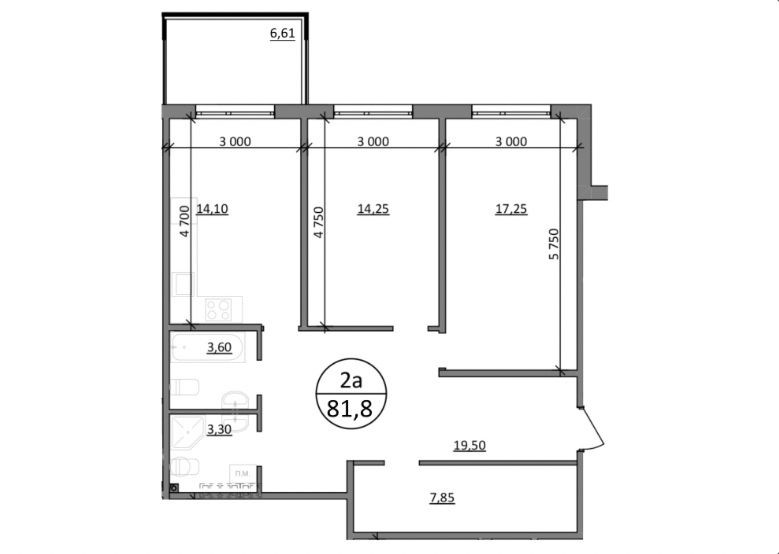 Продаж 2 кімнатної квартири без % від забудовника Басівка - зображення 2