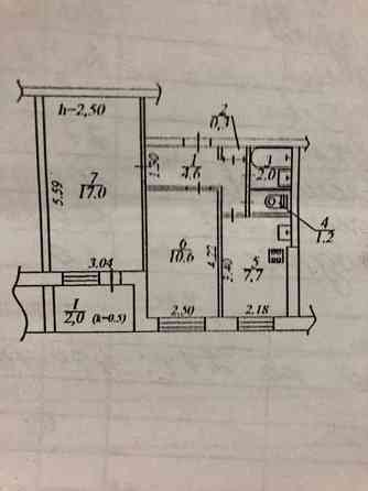 Продам 2 ком квартиру в Индустриальном районе ! Дніпро