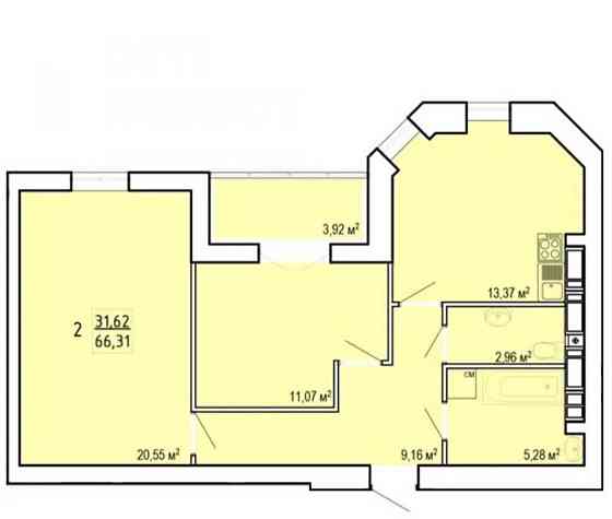 ХОРОШАЯ ЦЕНА! Продам 2 комн. квартиру 66м2 ЖК Сокольники, ЦЕНТР AB Харьков