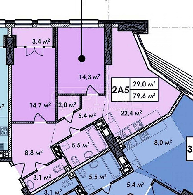 ІДЕАЛЬНО ДЛЯ СІМ'Ї Закритий ЖК Manhattan City Центр +підземний паркінг Киев - изображение 3