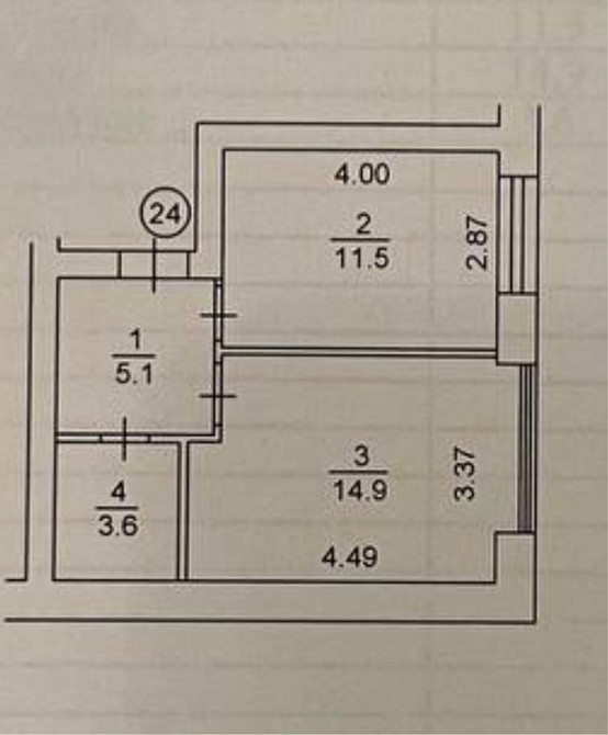 1-кім квартира 36м2 з якісним ремонтом в ЖК Бургундія ірпінь Ірпінь - зображення 3