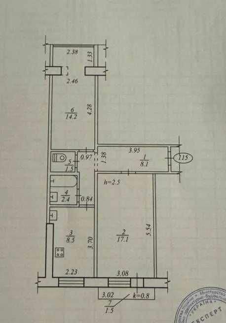 Продам 2к Калиновая Софья Ковалевская Обоазцова Янатарная Ремонт! Реал Дніпро - зображення 3