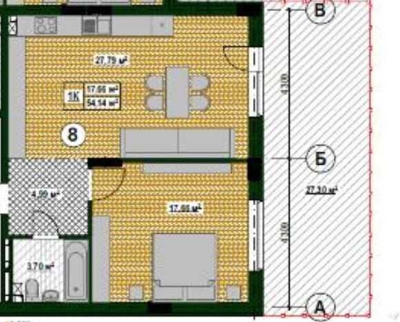 2к на 1му поверсі з терасою біля лісу в 5хв на авто від м.Лісова Киев - изображение 1
