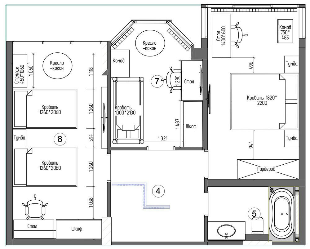 ПЕРЕУСТУПКА ВІД ВЛАСНИКА! Пентхаус із терасою 120 м² в ЖК Гранд Бурже Буча - зображення 3