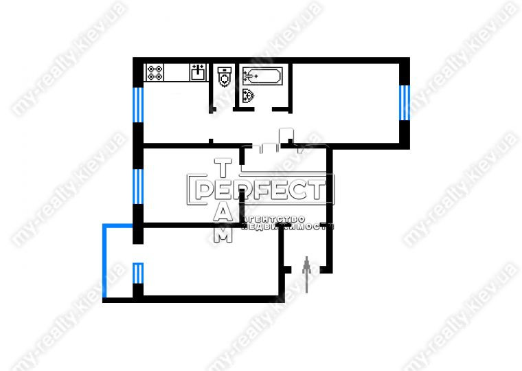Продаж 3к каартири Григоренка 5 (проспект) Киев - изображение 2