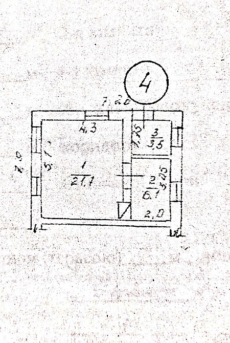 Продам 1 кім квартиру з АГО, Центр міста вул.Т.Карпи, під ремонт Кропивницкий - изображение 7