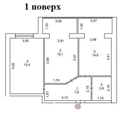 Дворівнева з терасою 18500грн/м2 БЕЗ ДОПЛАТ Чернігів - зображення 2