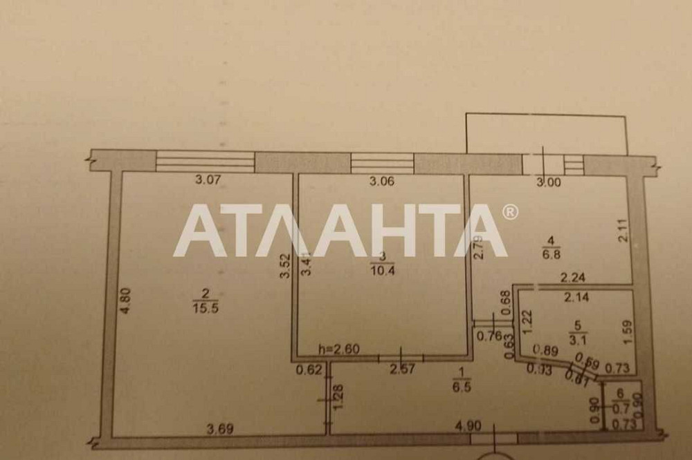2-х ком квартира на котовского! средний этаж! Одеса - зображення 1