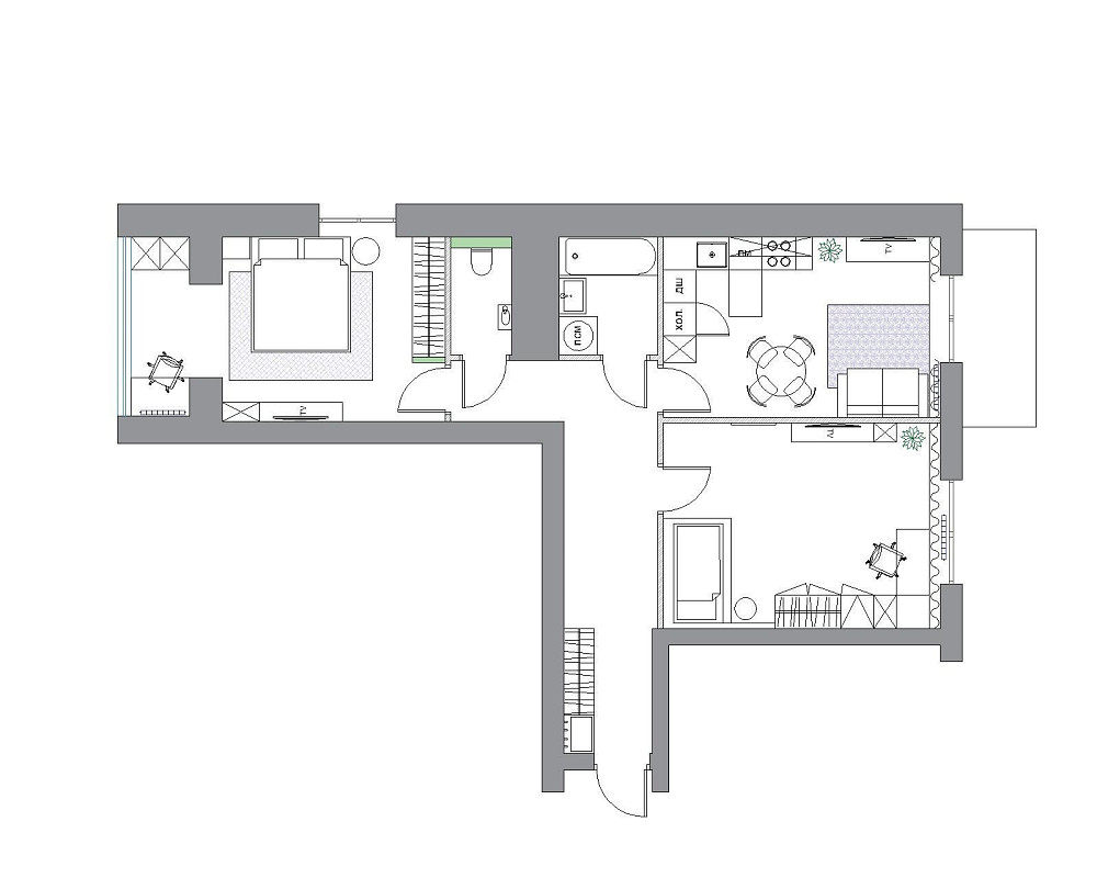 2-кімн. з мальовничим видом (Стрілецька набережна). Автономне опалення Чернігів - зображення 7