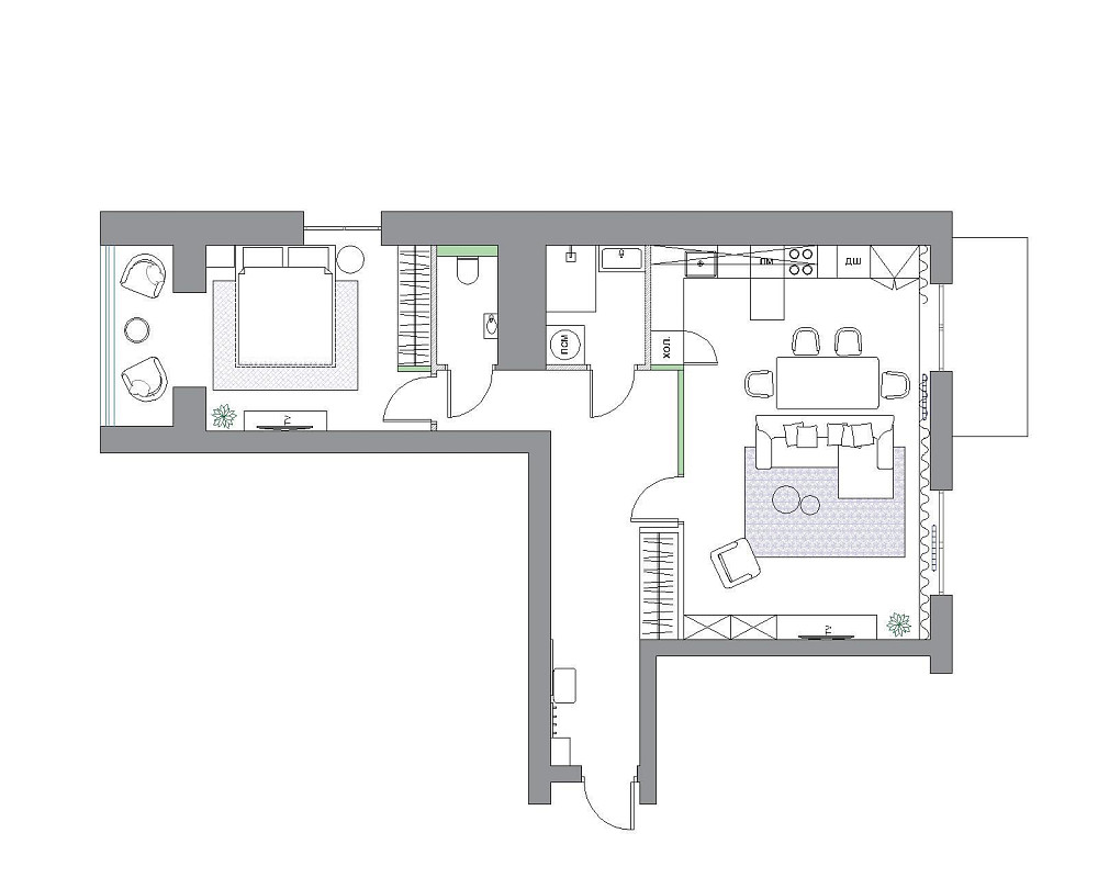 2-кімн. з мальовничим видом (Стрілецька набережна). Автономне опалення Чернігів - зображення 8