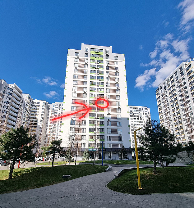 Однокімнатна, ЖК Акварелі-2, ВЛАСНИК! Вишневе - зображення 2