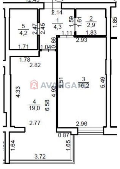 1км.квартира в ЖК R2 Residence, 47кв.м. Львів - зображення 5