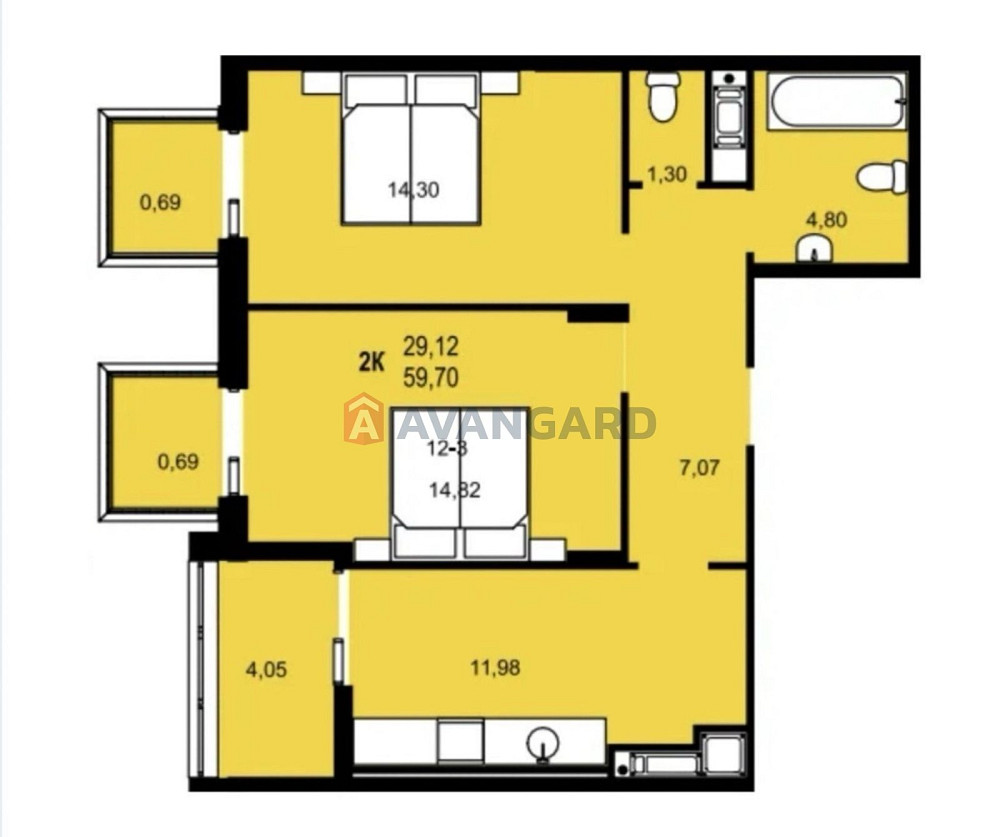 Продаж 2 кімнатної квартири у ЖК CONTINENT GREEN Львів - зображення 2