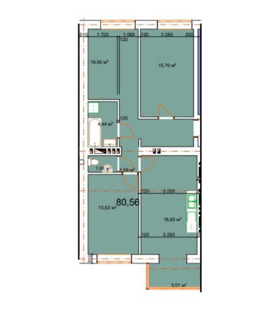 Квартира в м.Калуш ! РОЗТЕРМІНУВАННЯ ! Калуш - изображение 3