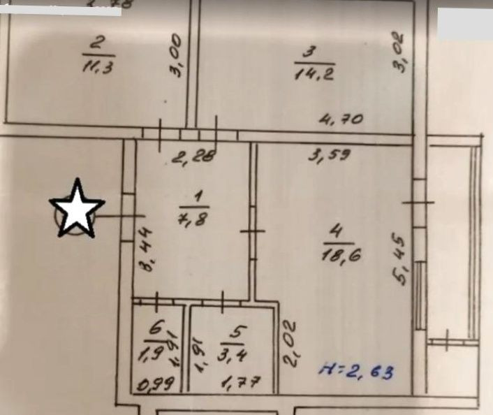 2х комн кв-ра на Сев. Салтовке-1, ЖК Дружбы Народов. Харків - зображення 7