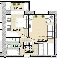 Центр, 1к квартира, ЖК КНЯГИНЕН Ивано-Франковск - изображение 5