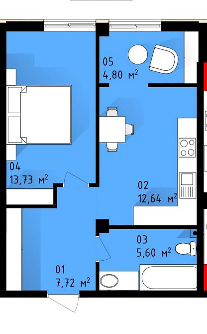 Продам 1-но комнатную квартиру. АОГВ.Рассрочка 45 месяцев. Без комисси Одесса - изображение 1