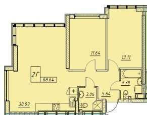 Лучшая цена ! Манхеттен. Черемушки. Дом сдан. 70 м. Кухня 31 м. Одесса - изображение 1