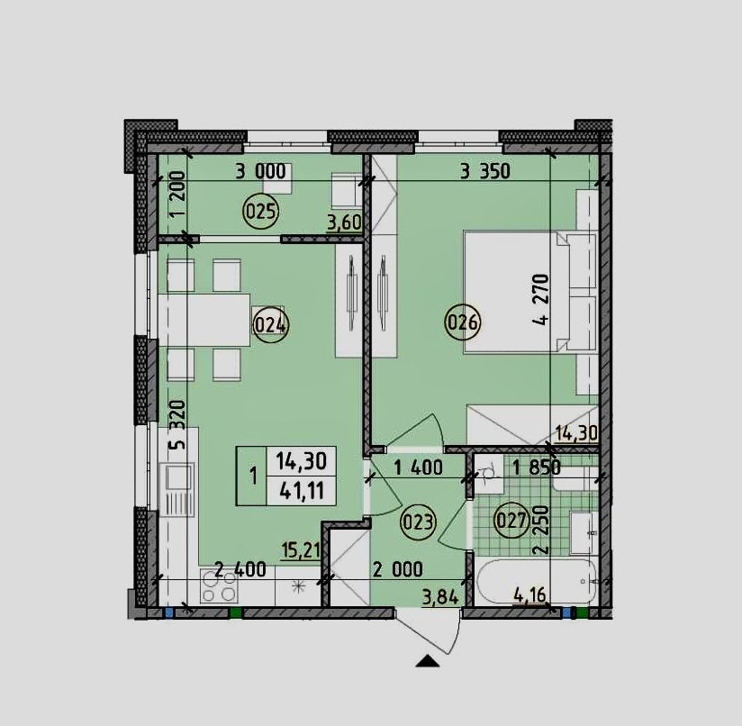 ВИДОВА‼️ЖК НОВА АНГЛІЯ‼️,Максимовича!1 ком-41.11 м,метро Васильківська Киев - изображение 1