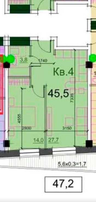 Продам 2к квартиру в ЖК Loft White, ул. Ламана Дніпро - зображення 2