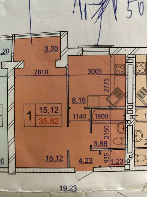 ШОК ЦІНА!!! 1 кім квартира в ЖК Grand Royal (Озерна) ID 31998 Хмельницкий - изображение 5