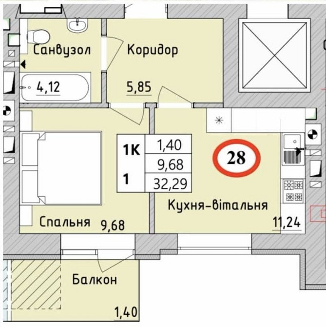 Мін. Оформлення! 1к квартира за вигідною ціною! Газ! Ірпінь - зображення 2