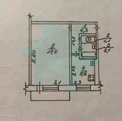 Продам 1к квартиру в районі вул Калинової/ лівий берег Дніпро