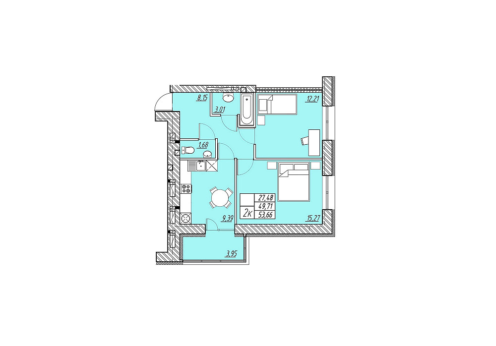 квартира по вул Шептицького 101В в розтермінування Тернопіль - зображення 1